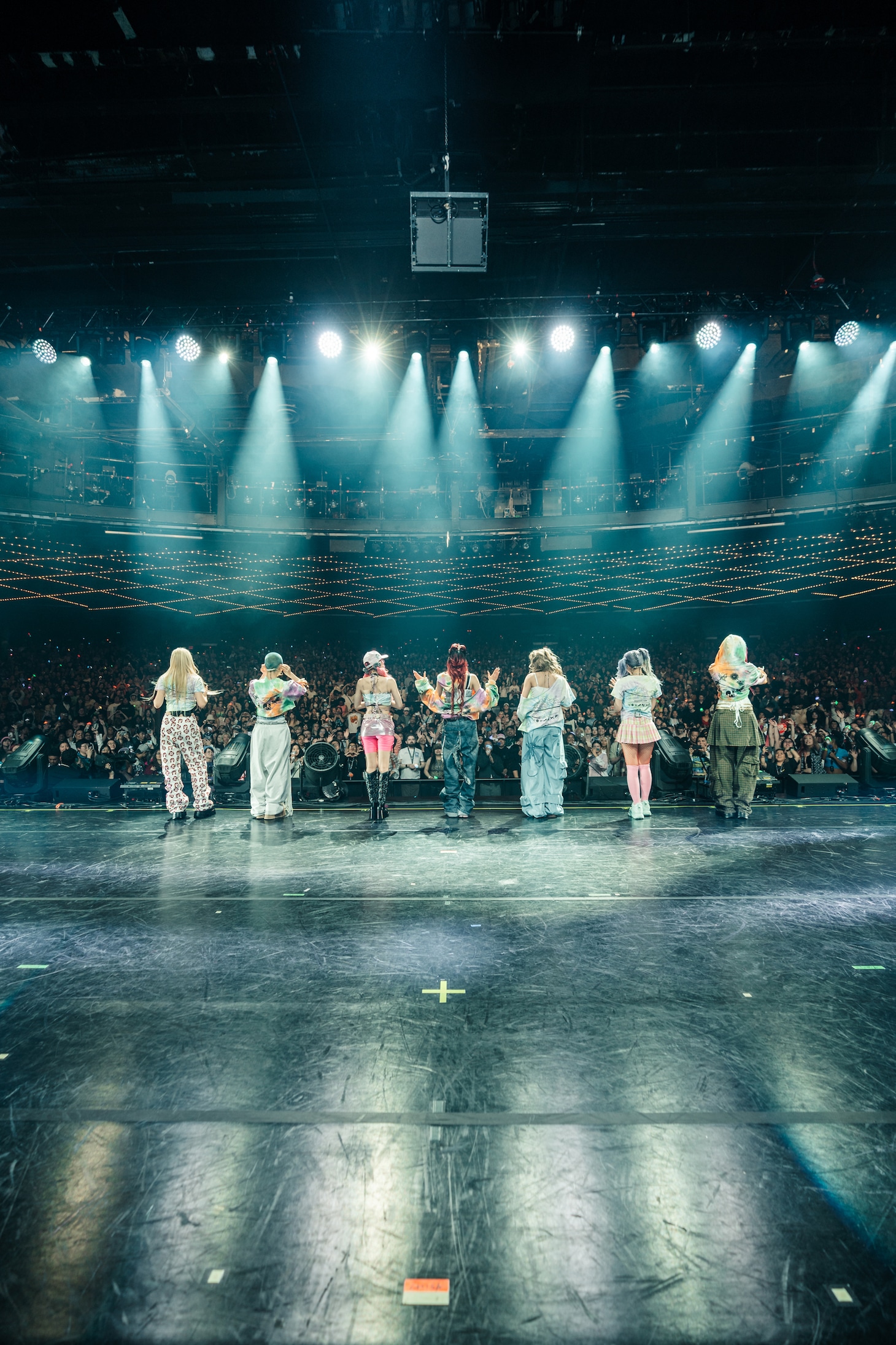 「XG 1st WORLD TOUR "The first HOWL"」ロサンゼルス公演の様子。