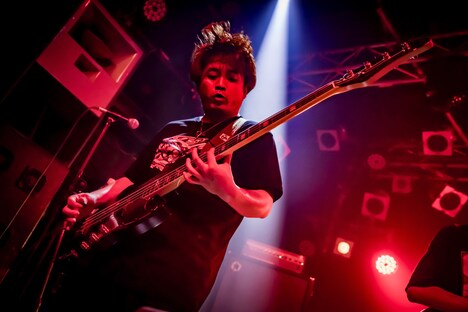 井澤惇（B / LITE）（Photo by TAKASHI KONUMA）