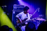 青木昭信(B / Rega)(Photo by TAKASHI KONUMA)