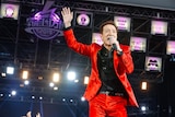 WOWOW「田原俊彦 in 氣志團万博 2019 ~房総ロックンロール最高びんびん物語~」キービジュアル