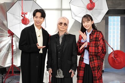 人気画像2位は「HYDE『おしゃれクリップ』に登場、戦友TERUが抱いていた感情に驚く『知らなかった』」より、山崎育三郎、HYDE、井桁弘恵。(c)日本テレビ