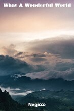 Negicco「What A Wonderful World」カセットテープジャケット