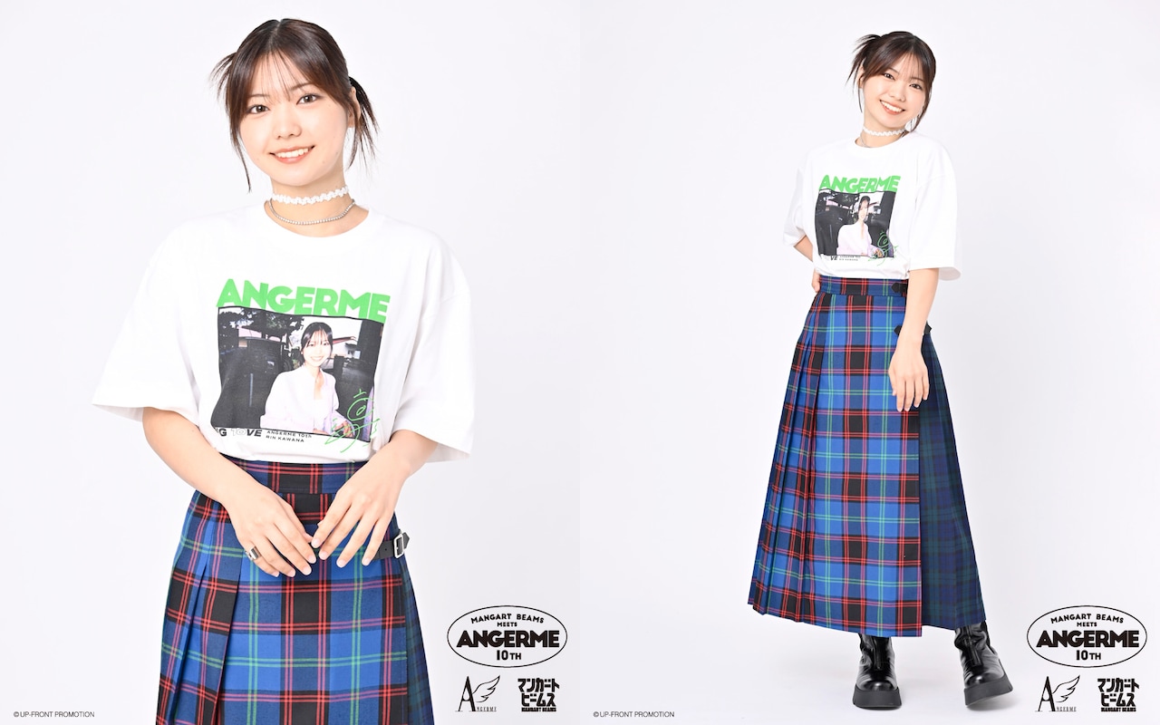 川名凜 Tシャツ ブラック Mサイズ アンジュルム×マンガート ビームス マンガート ビームス〉が、今年で10周年を迎えるアイドル