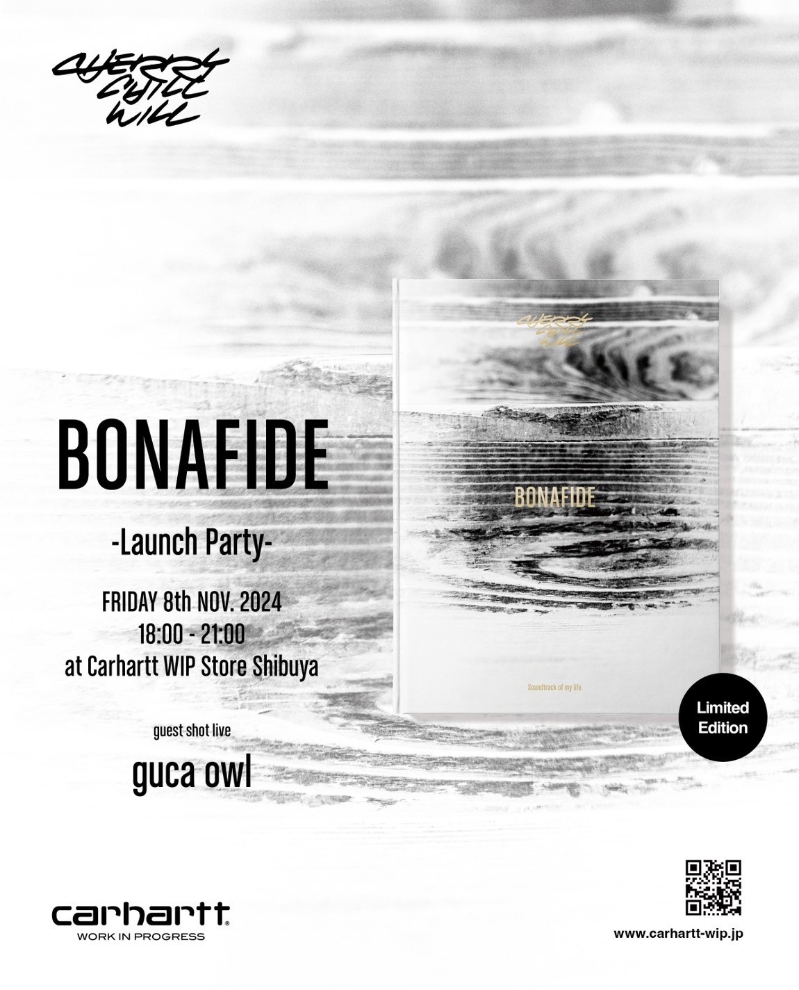 「“BONAFIDE”-Soundtrack of my life- Launch Party」フライヤー