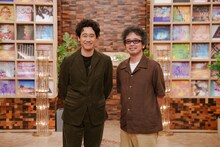 「SONGS」より、奥田民生（右）と大泉洋（左）。（写真提供：NHK）