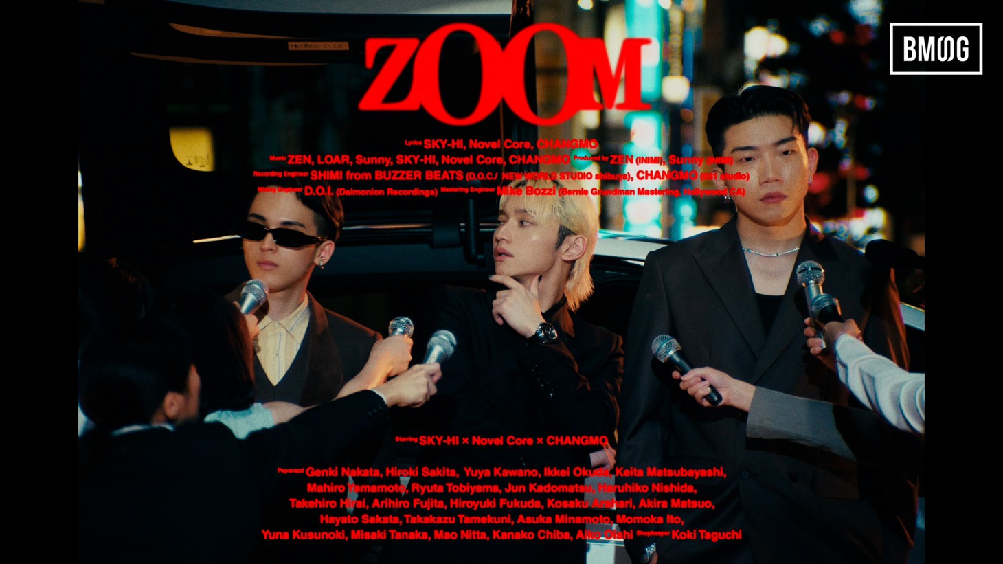 BMSG POSSE「ZOOM (Prod. ZEN (INIMI), Sunny (INIMI))」ミュージックビデオより。