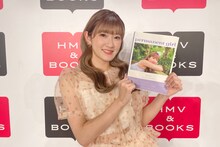 川村文乃（アンジュルム）。「permanent girl」発売記念イベントより。
