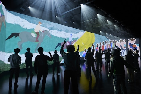 GALLERY B「歌と感情」よりYOASOBI「舞台に立って」のコンテンツ。