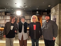 左から曽我部恵一（サニーデイ・サービス）、柴田聡子、直枝政広（カーネーション）、澤部渡（スカート）。