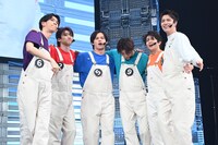 「連結ダンシング」に成功した6人。