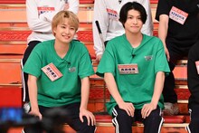 Sakurashimejiの田中雅功と高田彪我。