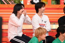 M!LKの吉田仁人と塩崎太智。