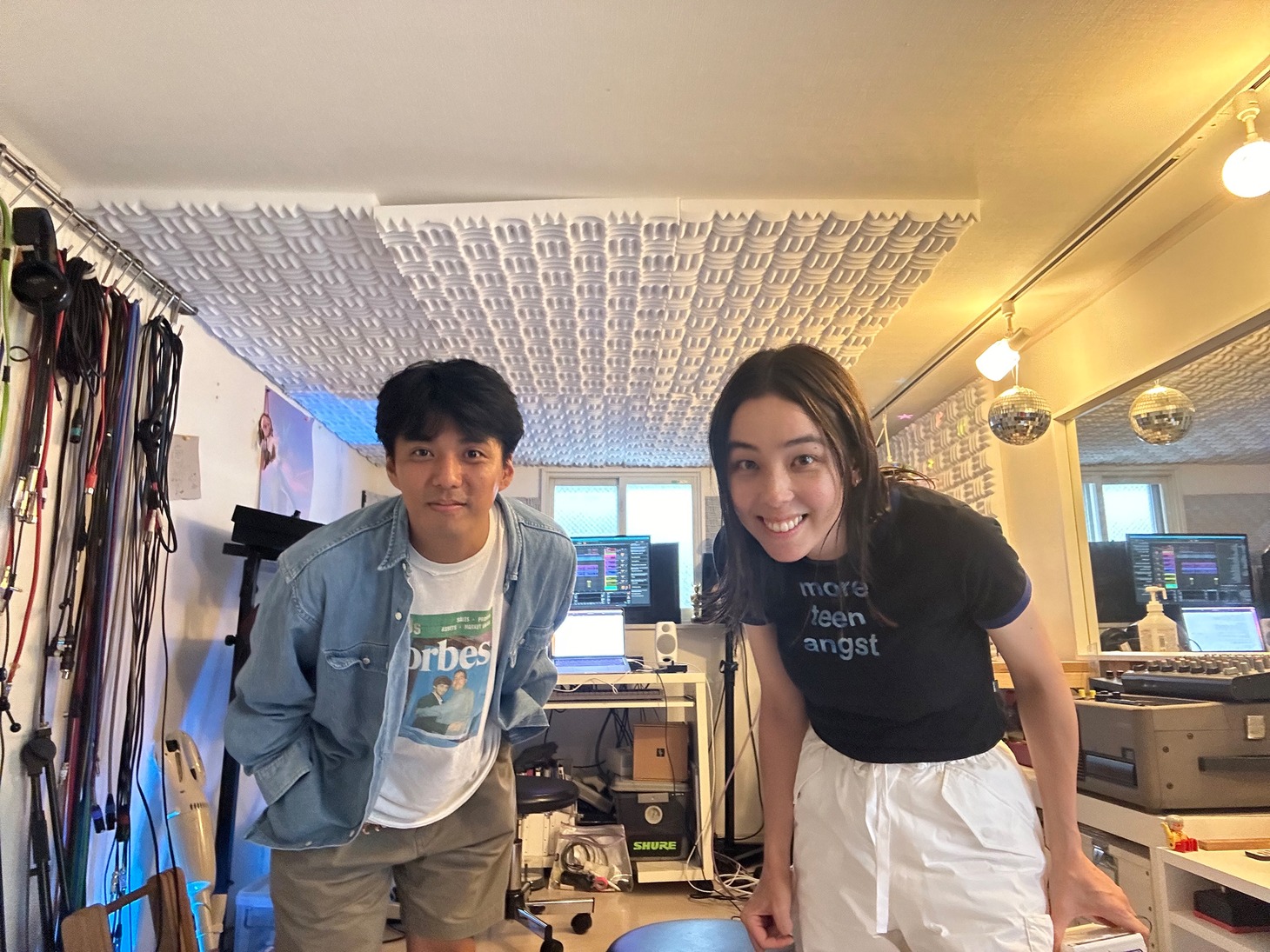 モリタナオヒコ（左）とMaika Loubté（右）。