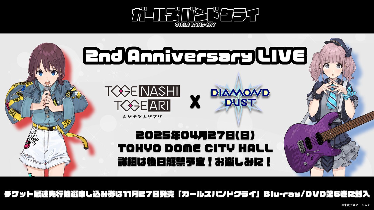 ガールズバンドクライ 2nd Anniversary LIVE パネル2種セット