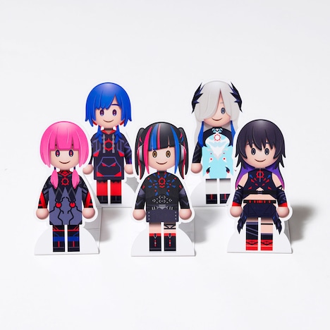 V.W.P「魔女ぷらす」同梱グッズのイメージ。