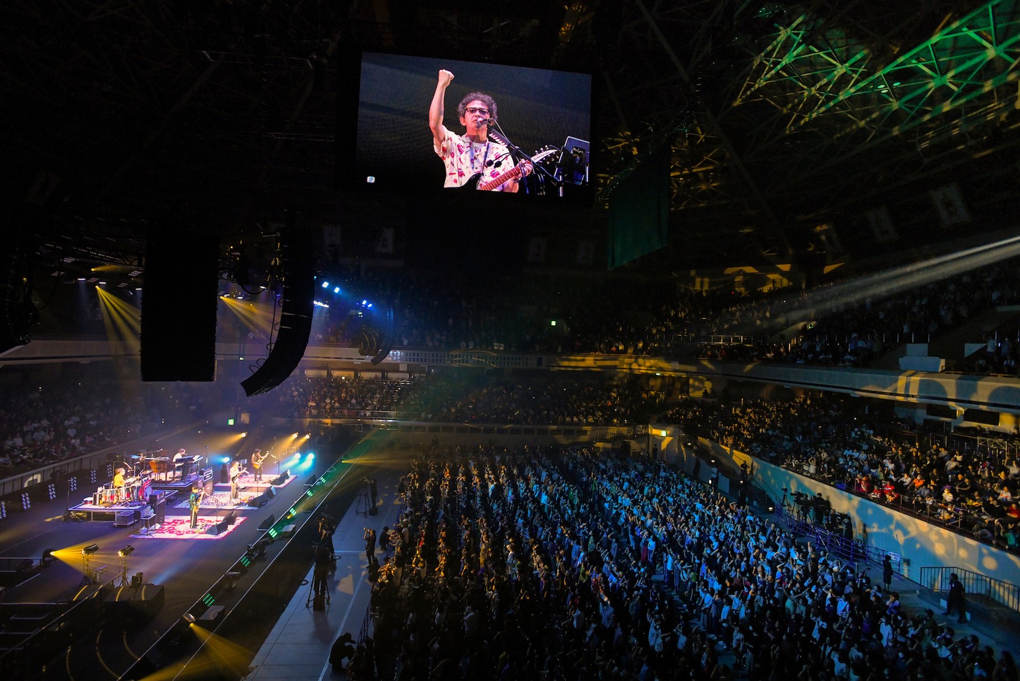 「GOZ LIVE AT RYOGOKU KOKUGIKAN」の様子。