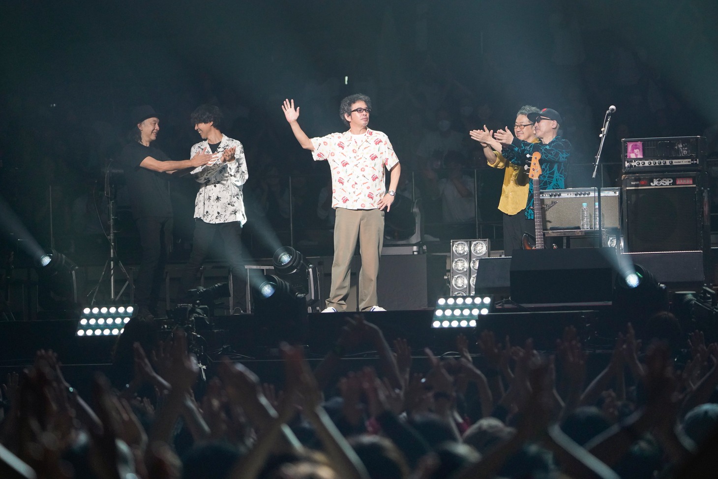「GOZ LIVE AT RYOGOKU KOKUGIKAN」の様子。