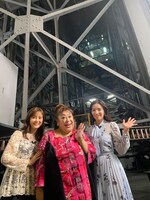 「レ・ミゼラブル」対談に登場した生田絵梨花、森公美子、知念里奈（左から）。