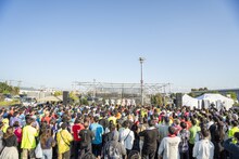 超ときめき♡宣伝部によるライブの様子。