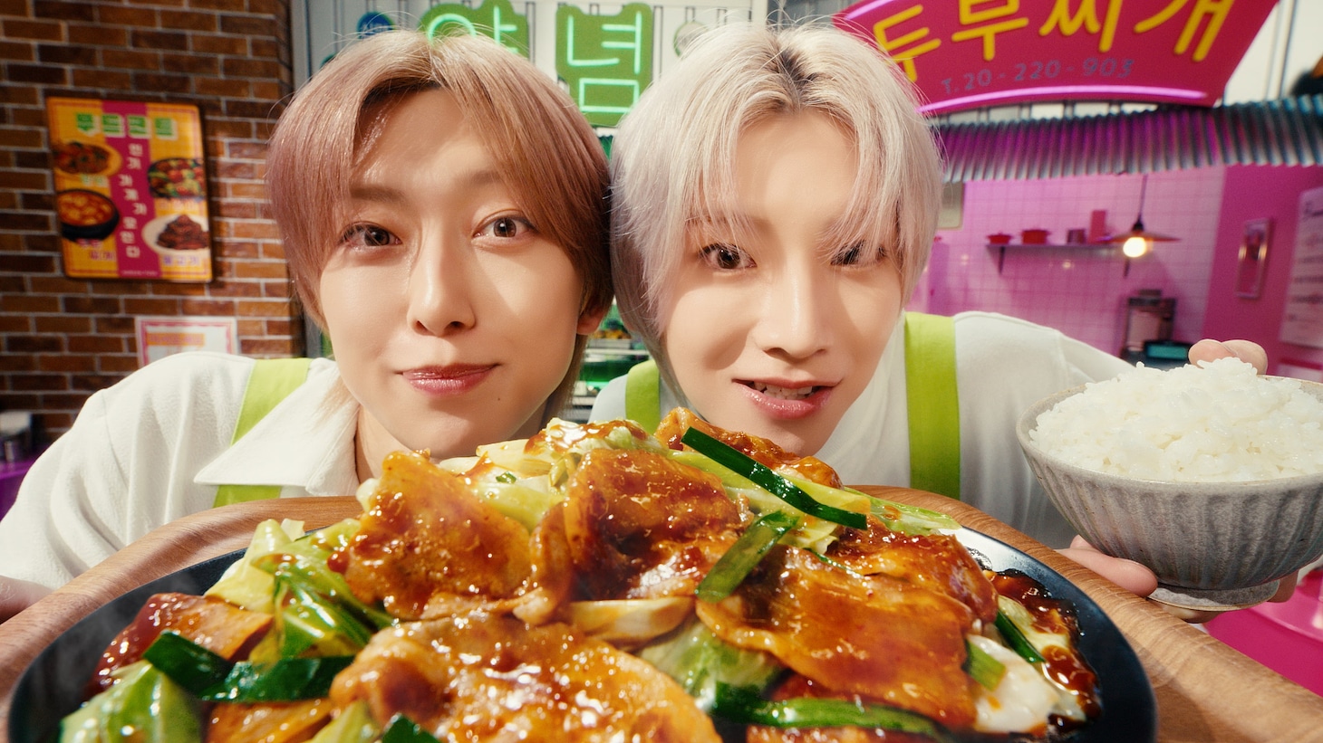 味の素の新テレビCM「Cook Do KOREA!」プルコギ＋ヤンニョム編より。