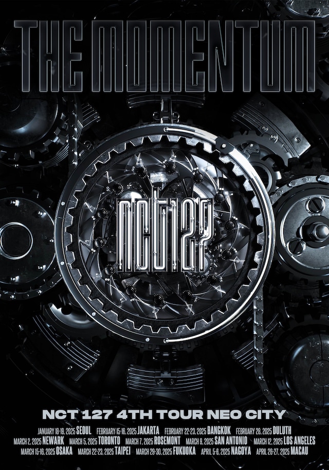 「NCT 127 4TH TOUR 'NEO CITY : JAPAN - THE MOMENTUM'」追加公演発表前の告知ビジュアル。（NCT_OFFICIAL_JP X @NCT_OFFICIAL_JP）