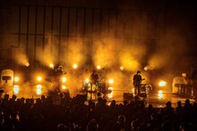 syrup16g「遅死11.02」の様子。（撮影：河本悠貴）