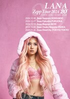 LANA「Zepp Tour 2024 "20"」ビジュアル