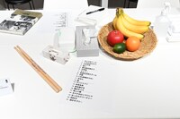 楽屋再現ブースの様子。