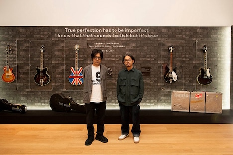 岸田繁（くるり）と後藤正文（ASIAN KUNG-FU GENERATION）。