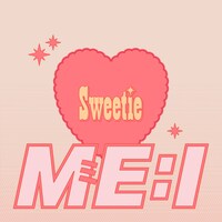 ME:I「Sweetie」配信ジャケット (c)LAPONE GIRLS