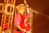 KAZUOMI(G /  ROTTENGRAFFTY)(撮影:木村泰之)