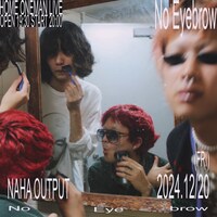 「No Eyebrow -HOME ONEMAN LIVE-」告知ビジュアル