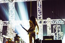 松嶋麗月（G / 暴動クラブ）（撮影：青木カズロー）