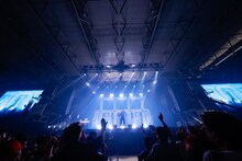 岡崎体育のライブの様子。（撮影：木村泰之）