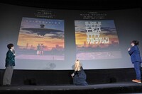 左から入野自由、白石涼子、黒川智之氏。