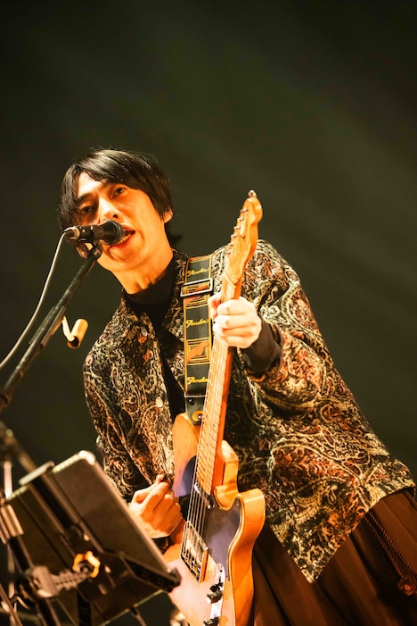 山内総一郎（Vo, G / フジファブリック）（撮影：渡邉一生［SLOT PHOTOGRAPHIC］）