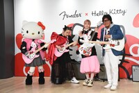 左からハローキティ、ゆりやんレトリィバァ、MAMI（SCANDAL）、松崎しげる。