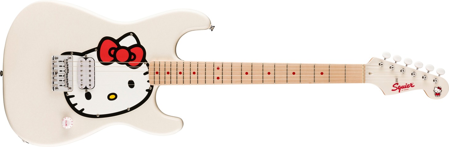 「Fender x Hello Kitty White Stratocaster」