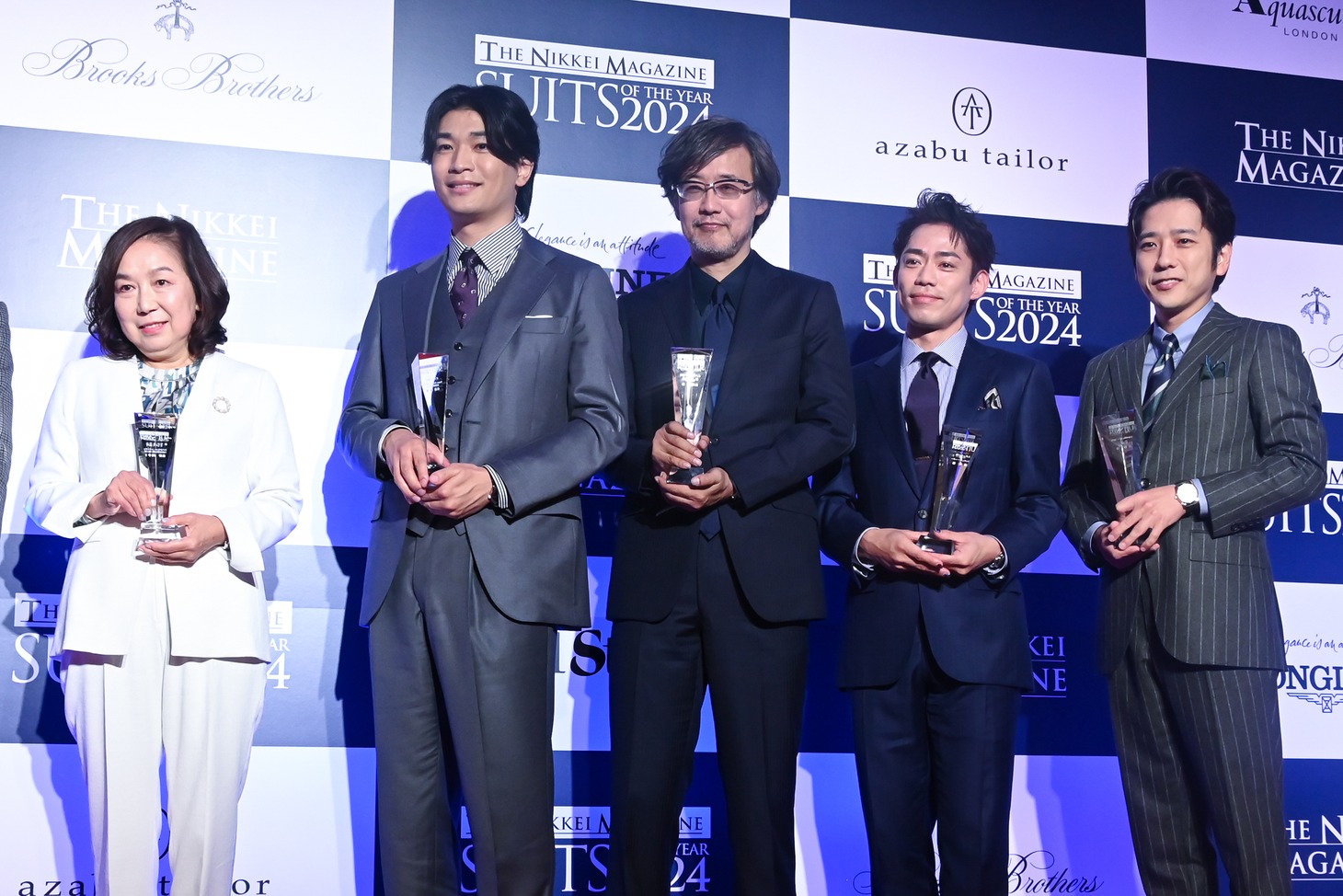 左から高野由美子氏、須藤海氏、山崎貴監督、高橋大輔、二宮和也。
