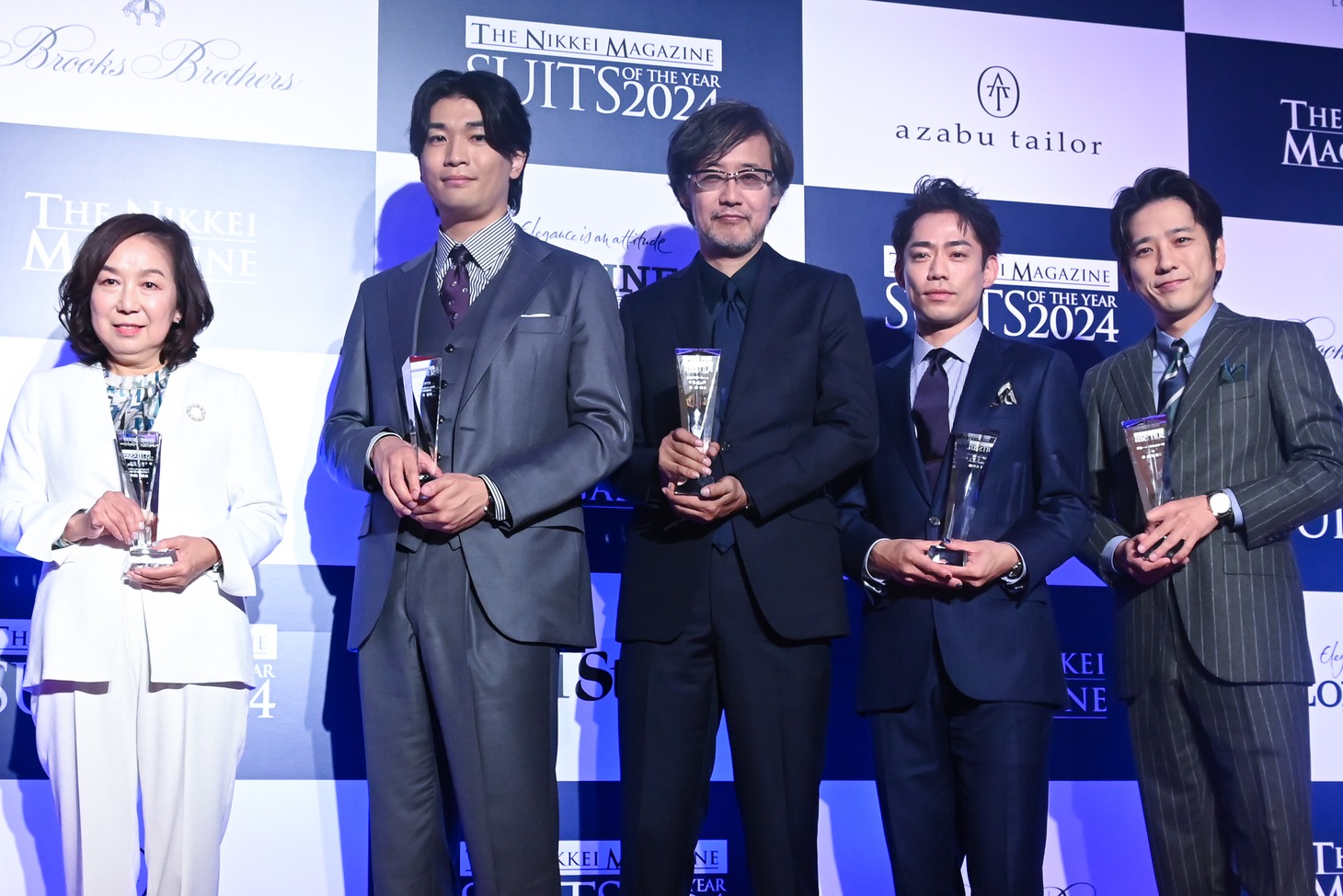 左から高野由美子氏、須藤海氏、山崎貴監督、高橋大輔、二宮和也。