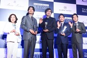 左から高野由美子氏、須藤海氏、山崎貴監督、高橋大輔、二宮和也。
