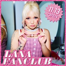 LANA OFFICIAL FAN CLUB告知ビジュアル