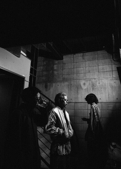 HOME「HOME PARTY'24 FALL」東京・WWW公演より、バックステージの様子。（Photo by Yukitaka Amemiya）