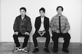 左からMC正社員、DOTAMA、KEN THE 390。(撮影:斎藤大嗣)