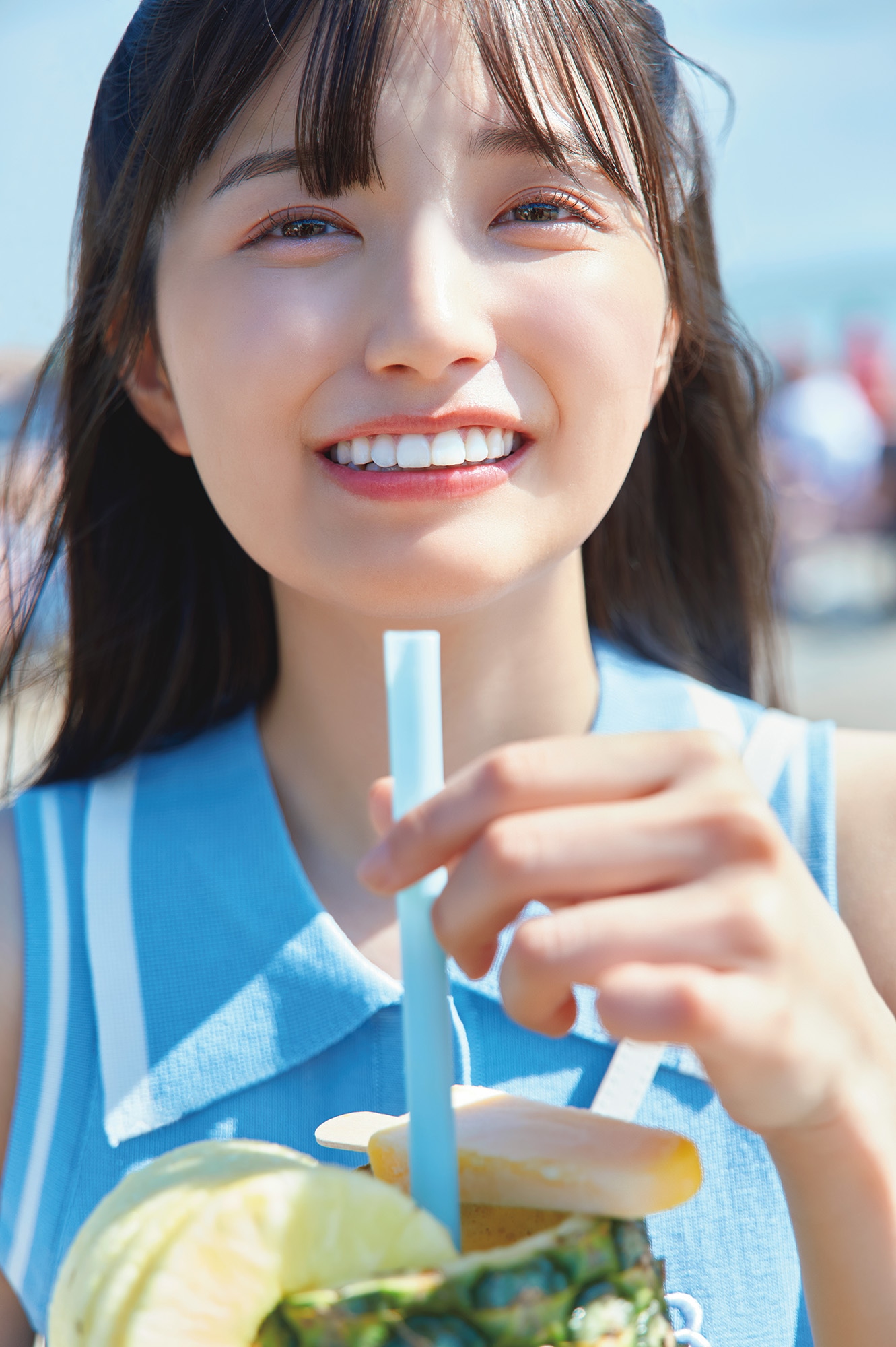 乃木坂46 五百城茉央 1st写真集（タイトル未定）先行カット（撮影：藤原宏）