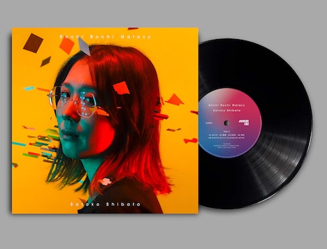 柴田聡子「ぼちぼち銀河」アナログ盤のパッケージ。