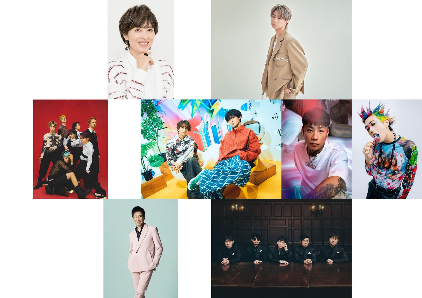 「テレ東音楽祭スペシャル1964→2024～60年分の名曲！実は“歌の衝撃映像”ベスト100」出演者