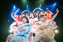 HAPPY CREATORSデビューライブ「はっぴー創造計画」の様子。