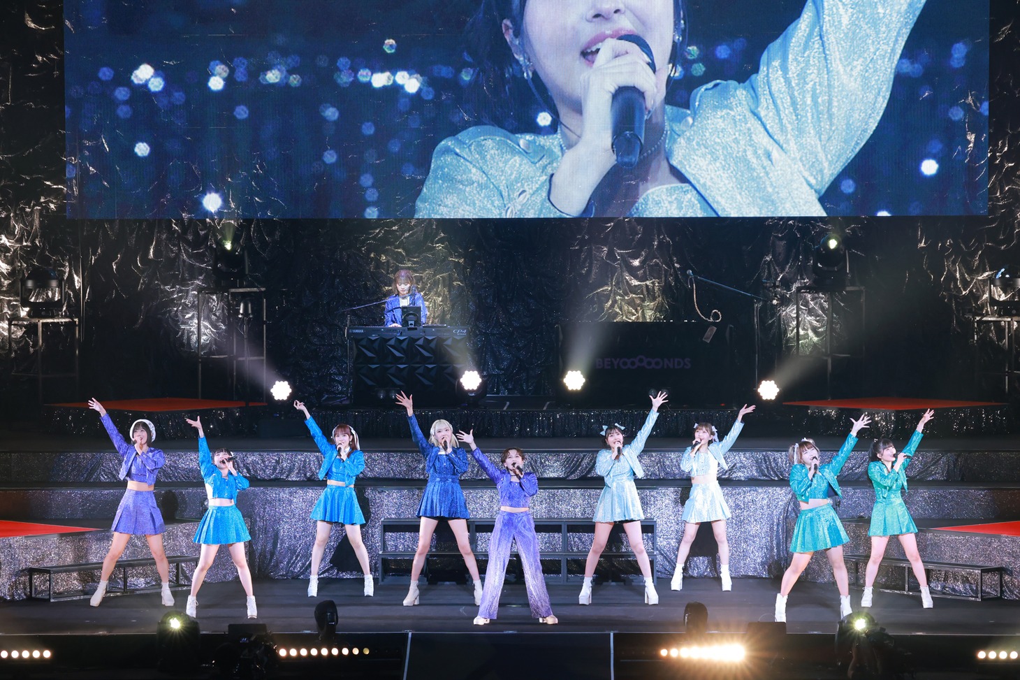 「BEYOOOOONDS CONCERT 2024 AUTUMN『DISCOOOOOTHEQUE BUDOOOOOKAN』」の様子。