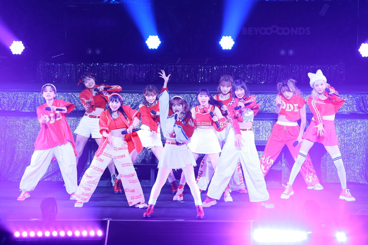 「BEYOOOOONDS CONCERT 2024 AUTUMN『DISCOOOOOTHEQUE BUDOOOOOKAN』」の様子。